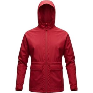 ShedRain Pouchables Red Nylon Hooded Jacket Men's Medium Packable Lightweight